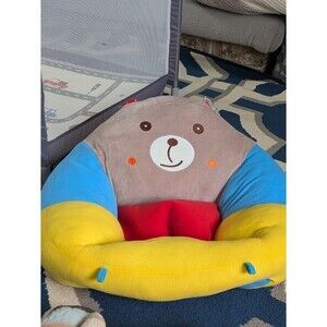 Baby Support Floor Seat Plush Bear Infant Sitting Chair Soft Colorful